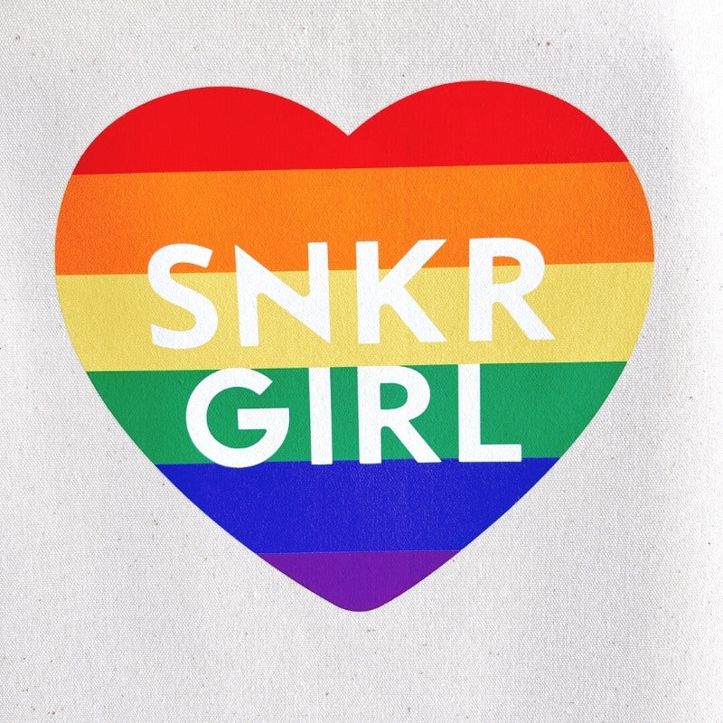 Pride Tote Bag Rainbow Heart Logo トートバッグ