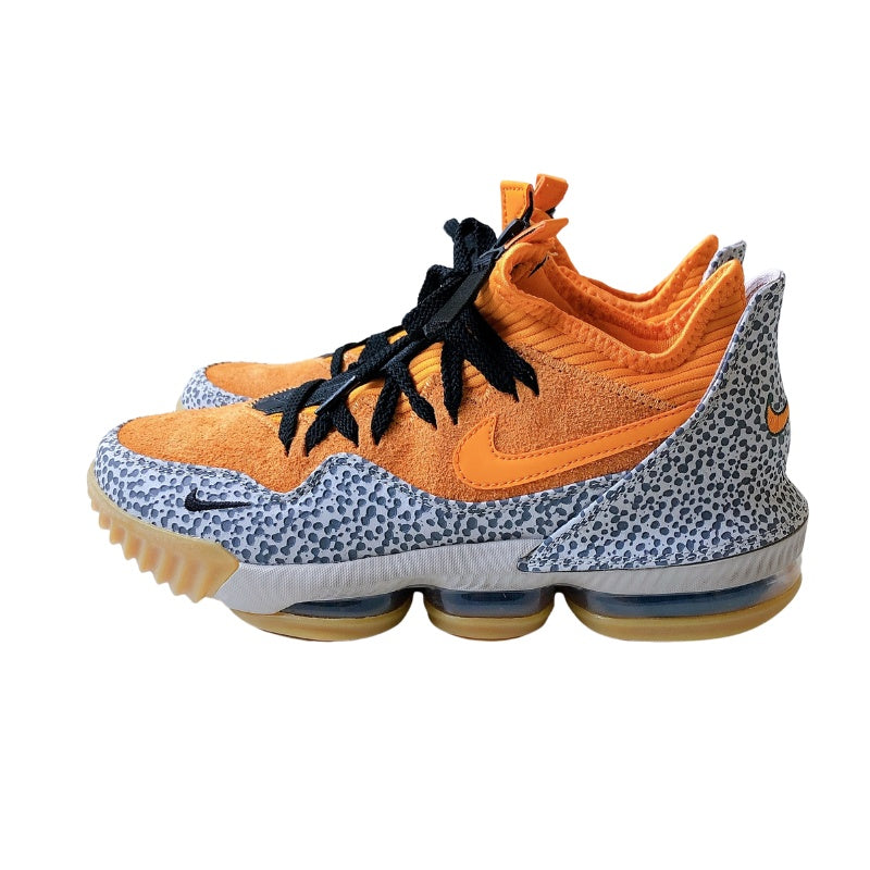NIKE LEBRON XVI LOW AC KUMQUAT-BLACK | 25.0cm | CD9471-800