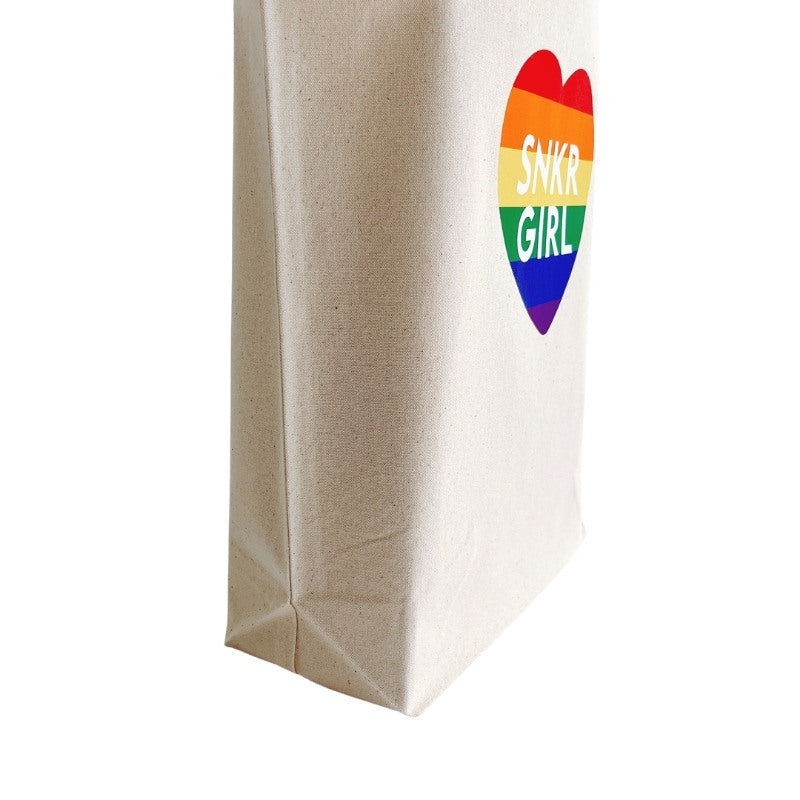 Pride Tote Bag Rainbow Heart Logo トートバッグ
