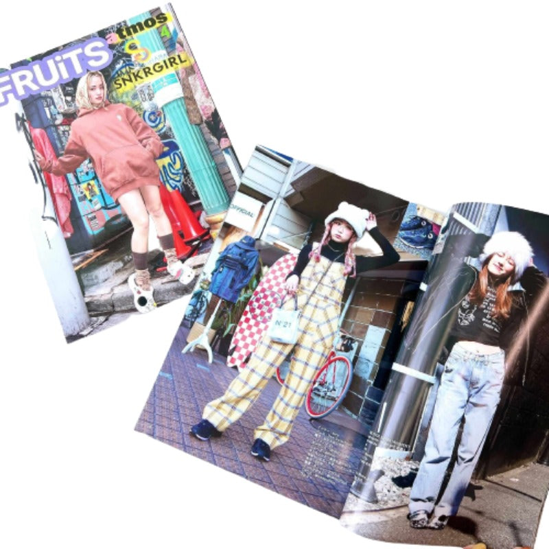 伝説の雑誌【FRUiTS】限定コラボ版! atmos pink × SNKRGIRLとのトリプルコラボ