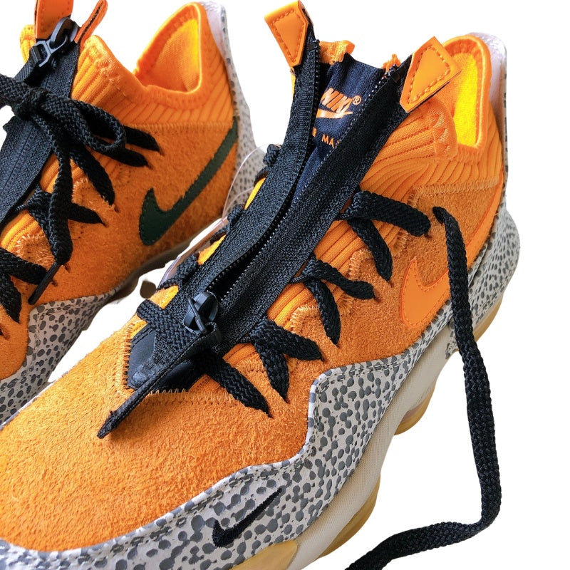 NIKE LEBRON XVI LOW AC KUMQUAT-BLACK | 25.0cm | CD9471-800