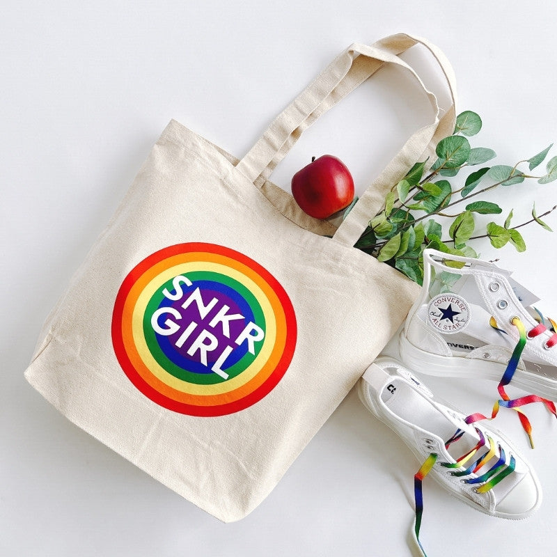 Pride Tote Bag Rainbow Circle Logoトートバッグ