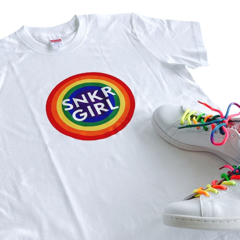 Pride T-Shirt Circle Rainbow Logo Tシャツ
