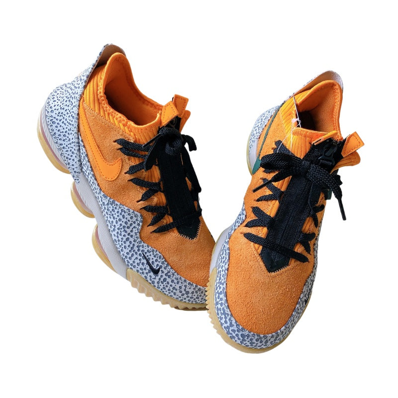 NIKE LEBRON XVI LOW AC KUMQUAT-BLACK | 25.0cm | CD9471-800