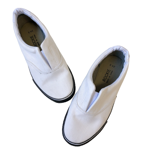 ロール底タイプカックスシューズ (ホワイト)