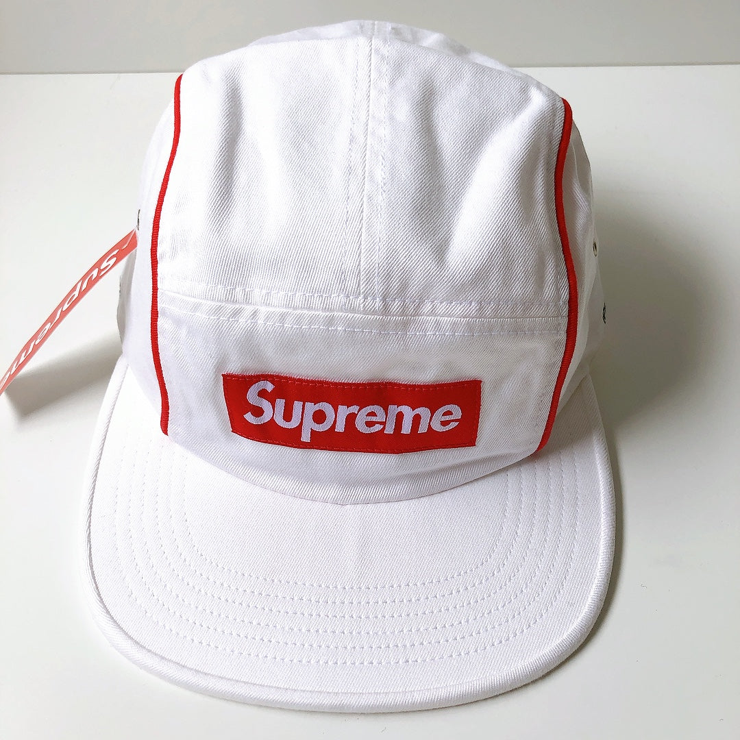 『Supreme』 Piping Camp Cap パイピングキャンプキャップ 5パネルキャップ / ホワイト