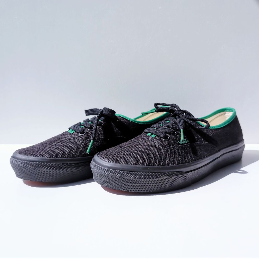 vans AUTHENTIC HEMP V44CF Black/Green| 24.5cm