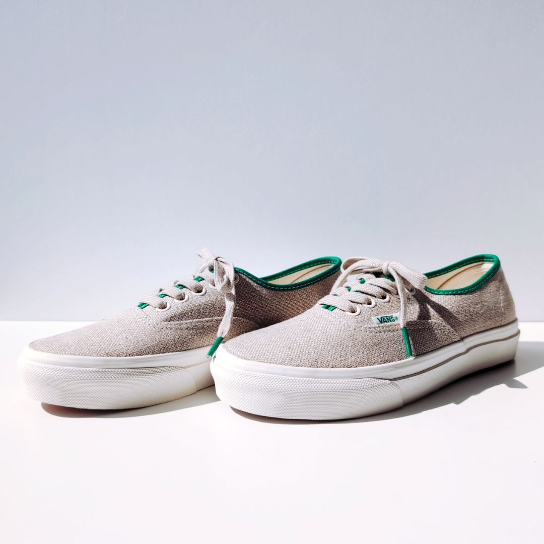 vans AUTHENTIC HEMP V44CF NATURE/GREEN | 24.5cm