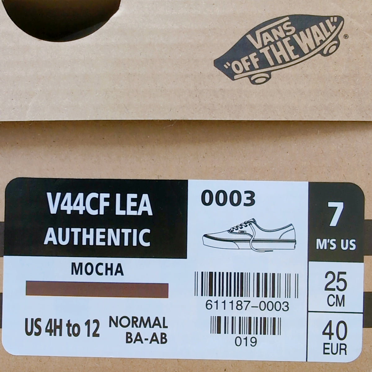 vans AUTHENTIC LEATHER V44CF MOCHA | 25.0cm