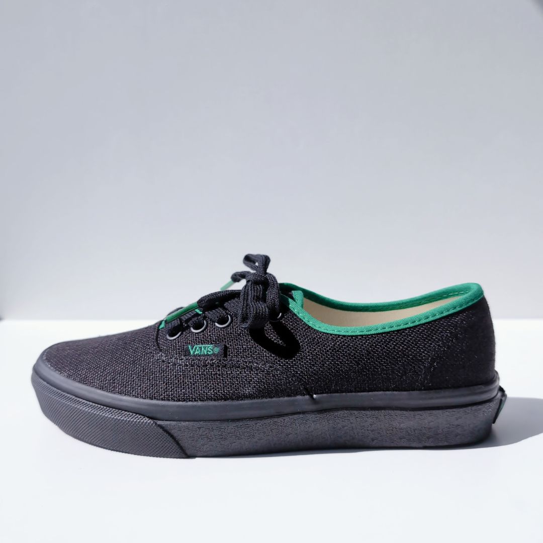 vans AUTHENTIC HEMP V44CF Black/Green| 24.5cm