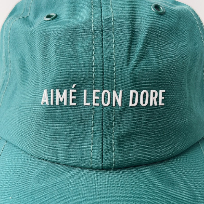 『AIME LEON DORE NYLON SPORTS CAP』エメ レオン ドレ ナイロンスポーツキャップ : GREEN グリーン