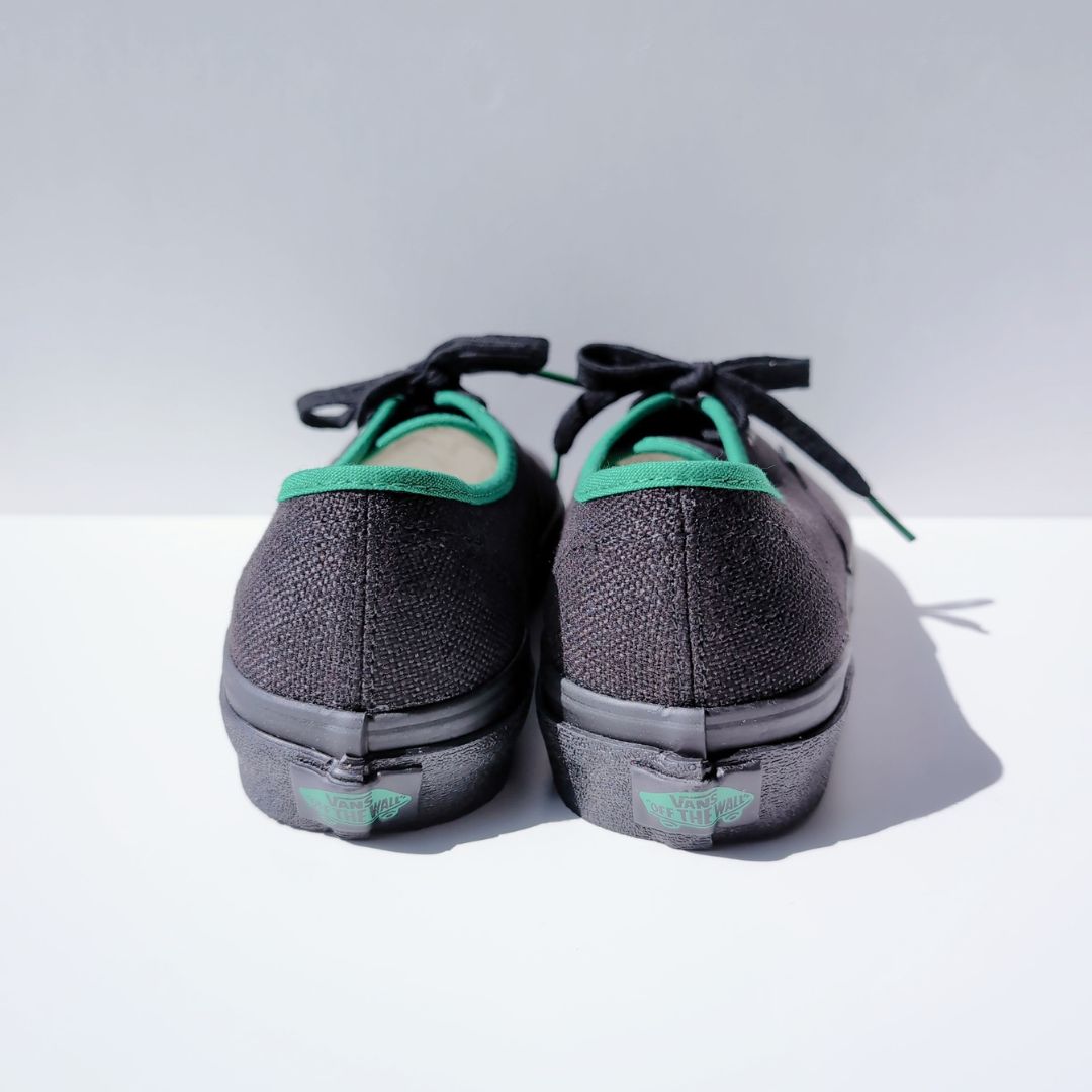 vans AUTHENTIC HEMP V44CF Black/Green| 24.5cm