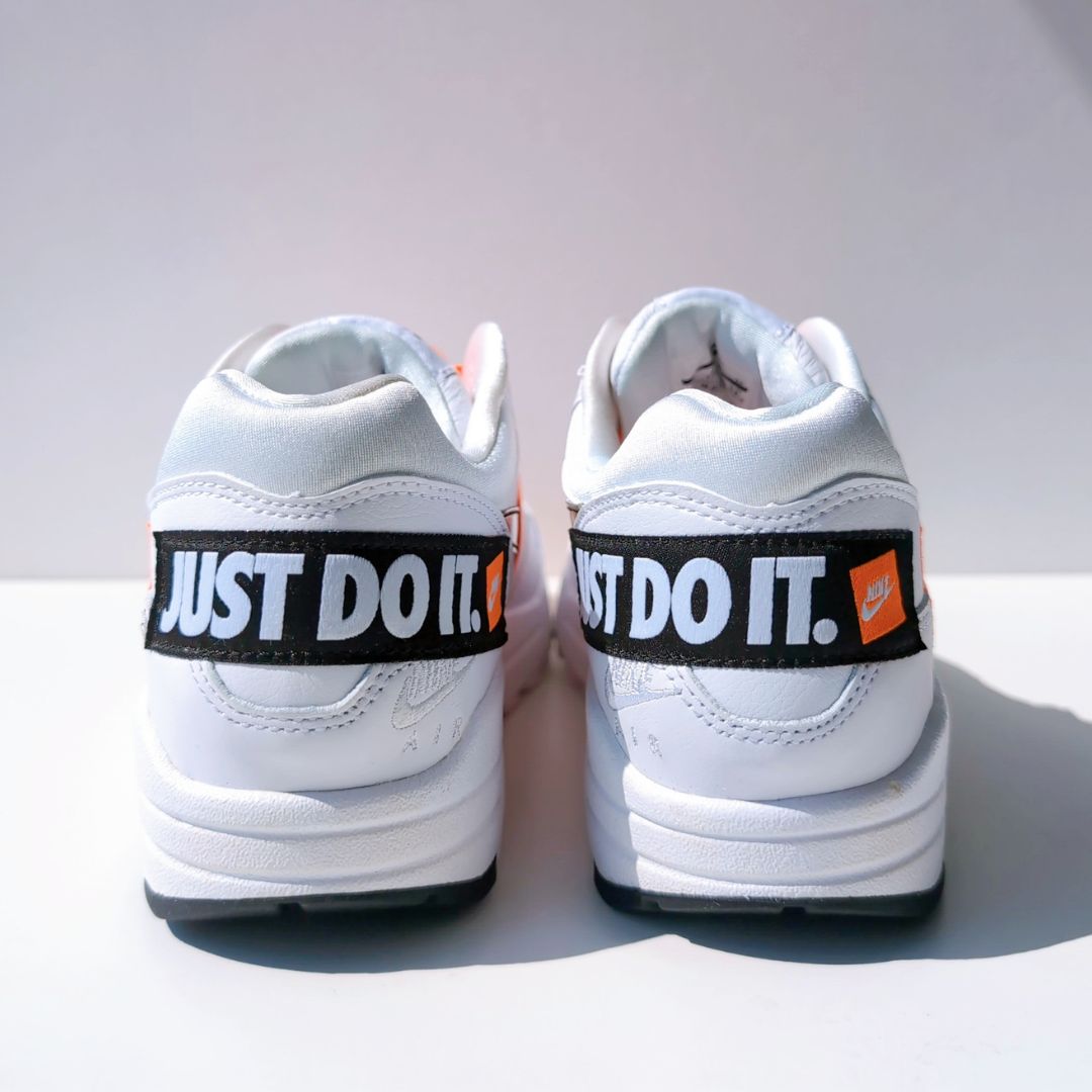 NIKE WMNS AIR MAX 1 WHITE JUST DO IT COLLECTION 24.0cm 917691 100