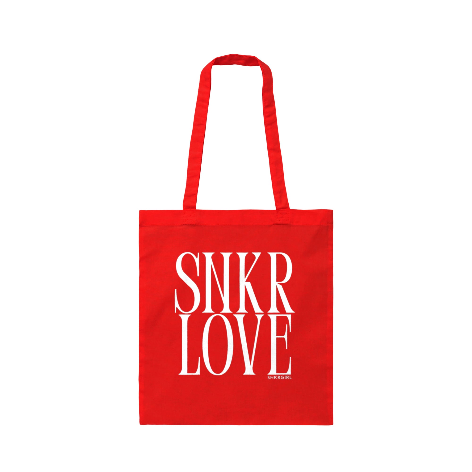 "SNKRLOVE" TOTE｜ブライトレッド bright-red image