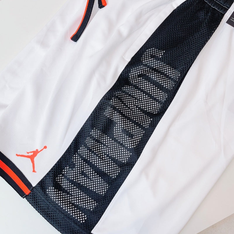 『Nike Jordan』バスケットボールショーツ Basketball shorts with mesh detail メッシュディテール バスパン ホワイト / 3XL