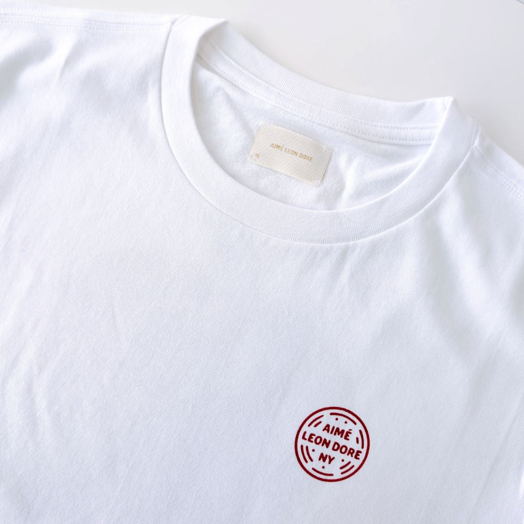 『Aime Leon Dore　Apple Energy Tee』エメレオンドレ バックプリント リンゴ 半袖Tシャツ : M