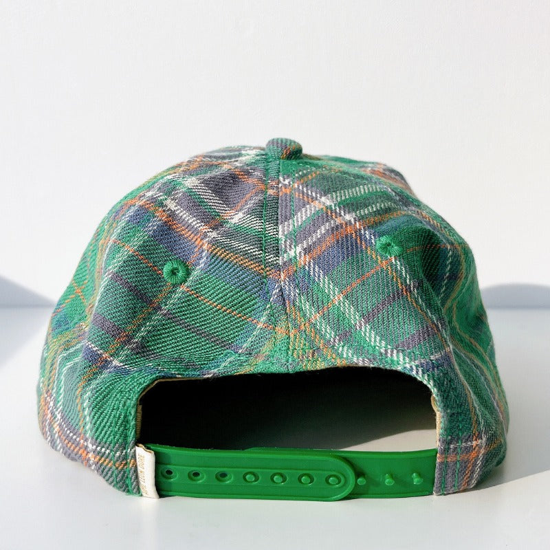 AIME LEON DORE PLAID LOGO HAT』エメ レオン ドレ チェック柄ロゴ刺繍