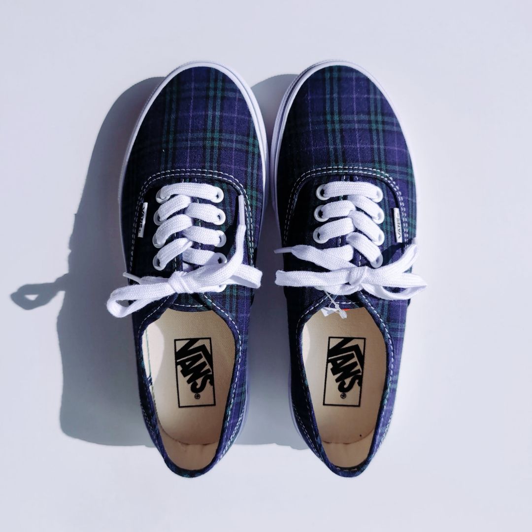 vans AUTHENTIC PREPPY V44CF GREEN CHECK | 24.5cm
