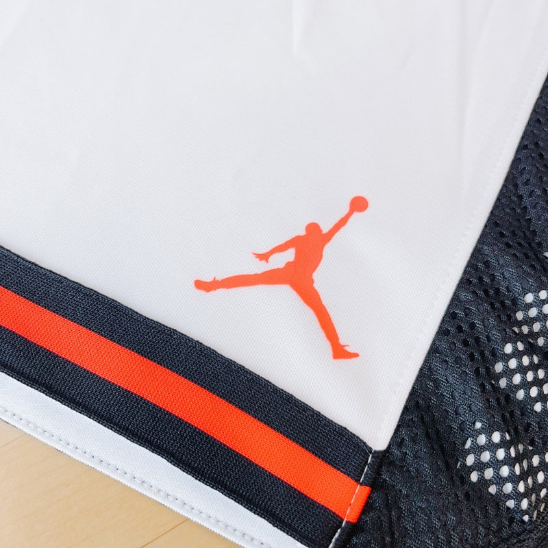 『Nike Jordan』バスケットボールショーツ Basketball shorts with mesh detail メッシュディテール バスパン ホワイト / 3XL