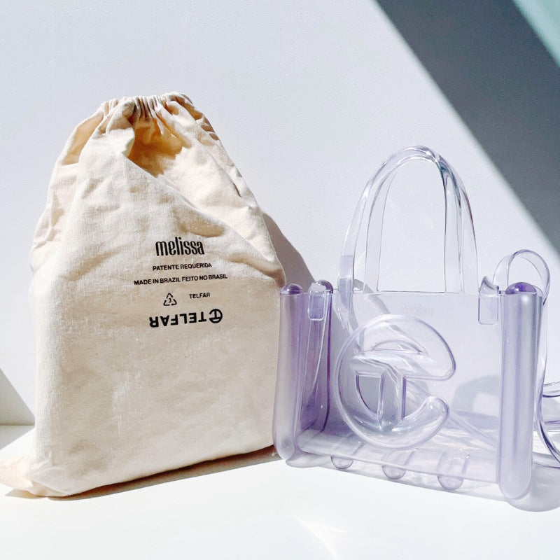 『Telfar × Melissa "Telly Jelly"』Small Jelly Shopper - Clear テルファー×メリッサ コラボバッグ クリアバッグ