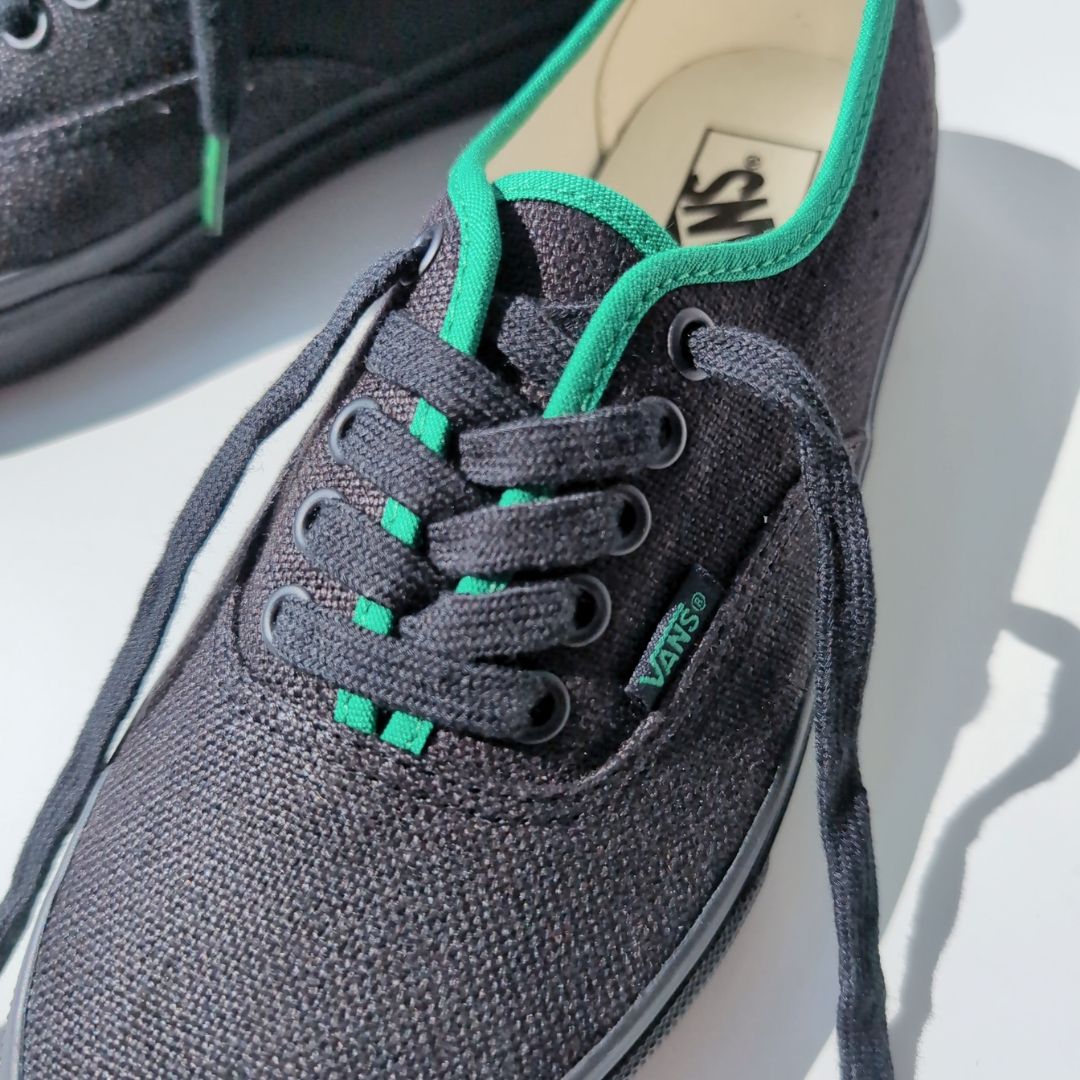 vans AUTHENTIC HEMP V44CF Black/Green| 24.5cm
