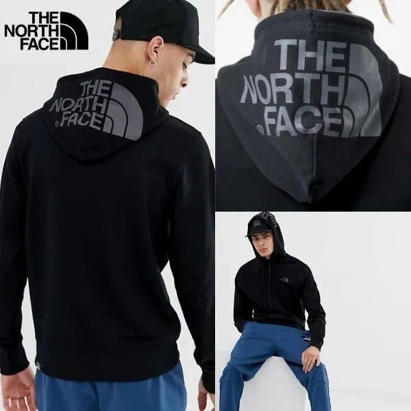 『The North Face Logo Foodie Pullover』ノースフェイス ロゴパーカー フードロゴ Black : M,L