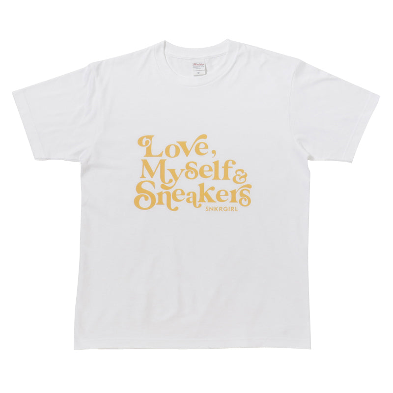 SNKRGIRL Tee (Yellow Logo) / スニーカーガール　オリジナルTシャツ (イエロー ロゴ)