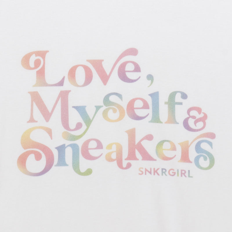 SNKRGIRL Tee (Rainbow Logo) / オリジナルTシャツ (レインボー)