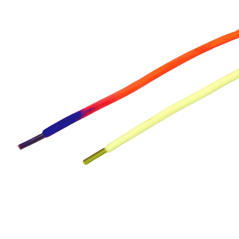 『Sneaker rainbow shoe lace / スニーカーシューレース : レインボー』靴ひも 丸紐 グラデーションレインボー