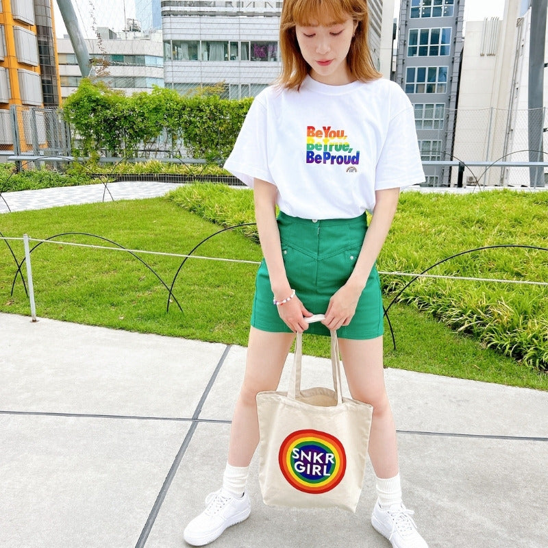 Pride Tote Bag Rainbow Circle Logoトートバッグ
